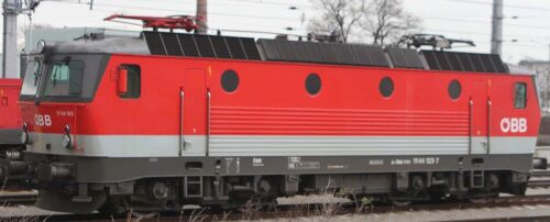 Jägerndorfer JC64560 ÖBB E-Lok 1144 123  Valousek  Wortmarke  hohe Lüft